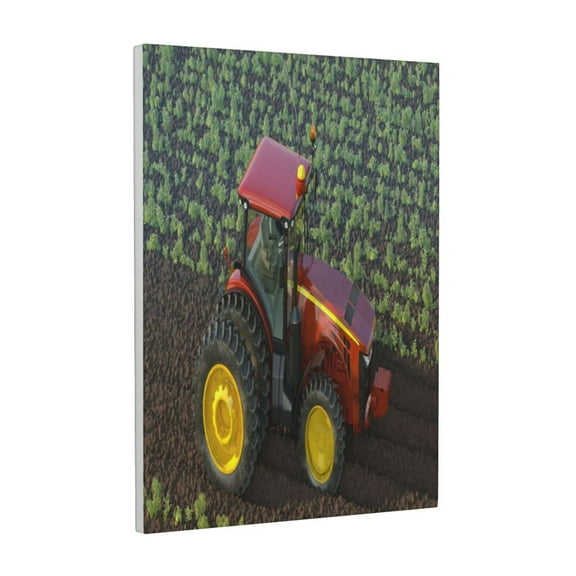 Kdxio farm tractor Pattern Canvas Wall Art 12x16 Inches - Waterproof HD Print Solid Wood Frame for Living Room & Bathroom,Vertical