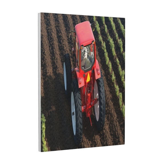 Kdxio farm work Pattern Canvas Wall Art 12x16 Inches - Waterproof HD Print Solid Wood Frame for Living Room & Bathroom,Vertical