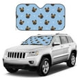thumbnail image 1 of Kdxio french Bulldog Face Print Windshield Sun Shade, Foldable Sun Blocker for Car,Truck,SUV Automotive Interior Sun Protection,Reflective Shade for Front Windshield(Small), 1 of 7