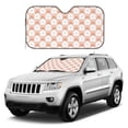 thumbnail image 1 of Kdxio love plaid fox Print Windshield Sun Shade, Foldable Sun Blocker for Car,Truck,SUV Automotive Interior Sun Protection,Reflective Shade for Front Windshield(Small), 1 of 6