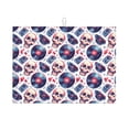 thumbnail image 1 of Kdxio record rock music Skull for Dish Drying Mat,24*18 inch Absorbent Dish Drainer Kitchen Counter,Large Size Dish Drying Pad for Countertops,Draining Racks, 1 of 6