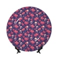 thumbnail image 1 of Kdxio red Skull flower Bone China Decorative Plate Ceramic Decorative Plate for Home Office Wall Stand Decorative Plates for Home Bedroom-7in, 1 of 6