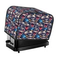 thumbnail image 1 of Kdxio rock Skull blue record Print Toaster Cover Bread Machine Cover Fits for Most Standard 2 Slice Toasters,Keep Toaster Free From Dust And Fingerprint Oven Dustproof Cover, 1 of 7