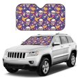 thumbnail image 1 of Kdxio rock Skull record Print Windshield Sun Shade, Foldable Sun Blocker for Car,Truck,SUV Automotive Interior Sun Protection,Reflective Shade for Front Windshield(Medium), 1 of 6