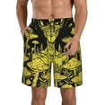 thumbnail image 1 of Kdxio saucerman Mushroom Forest Pattern Mens Casual Shorts - Drawstring Summer Beach Sports Shorts for Men, 1 of 5