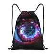 thumbnail image 1 of Kdxio v Print Drawstring Backpack Bag,Waterproof Draw String Back Sack, Gym Drawstring Bags Swim Bag For Unisex, 1 of 5