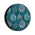 thumbnail image 1 of Kdxio whiter Snowflake balloons for Tire Cover Wheel Protectors Tyre Covers Weatherproof Wheel Covers Universal Fit for Trailer Rv SUV Truck Camper Travel Trailers 16 inch, 1 of 5