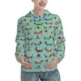 thumbnail image 1 of Kdxio winter ski Dachshund Print Womens Oversized Hoodies Sweatshirts Hooded Pullover Tops Sweaters Casual-Small, 1 of 7
