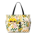 thumbnail image 1 of KdxioFruit for Beach Bag for Women Large Beach Tote Bag Waterproof Sandproof Swim Bag with Zipper Pockets Beach Vacation Travel, 1 of 7