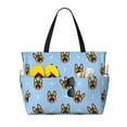 thumbnail image 1 of KdxioGerman Shepherd Puppy for Beach Bag for Women Large Beach Tote Bag Waterproof Sandproof Swim Bag with Zipper Pockets Beach Vacation Travel, 1 of 7