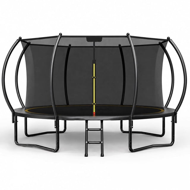 Kdymod Trampoline for 7-9 Kids and Adults, 14 FT Backyard Recreational ...