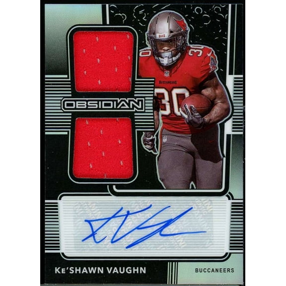 Ke'Shawn Vaughn Rookie Card 2020 Panini Obsidian Rookie Jersey Ink #28 /150
