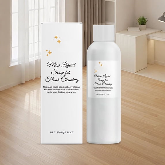 Ke1Clo 120ml Mop Liquid Soap, Floor Cleaner for Deep Cleaning Stubborn Stains, Gentle Floor Protector with Fresh Smell for Hardwood Tile Laminate