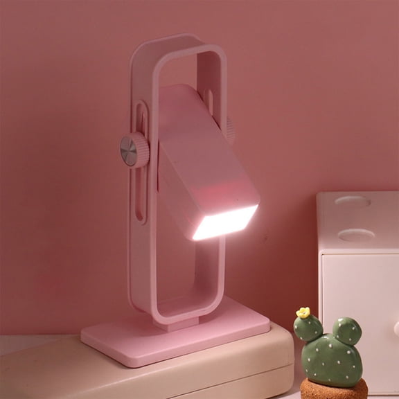 Ke1Clo 360° Rotating LED Book Reading Lamp, Eye-Caring Desk Light with USB Charging, 2 Lighting Modes for Home Office Bedroom