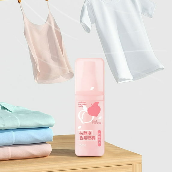 Ke1Clo Antistatic Spray under $5! Clothes Softener Wrinkle Remover 75ml Bottle Fabric Care Solution for Laundry and Garment Maintenance
