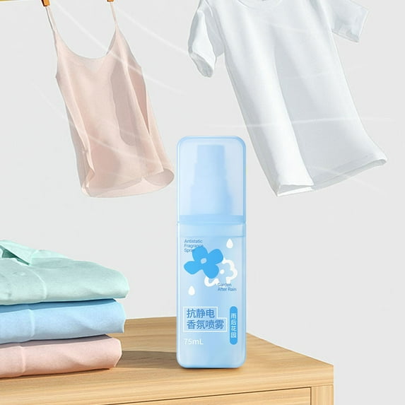 Ke1Clo Antistatic Spray under $5! Clothes Softener Wrinkle Remover 75ml Bottle Fabric Care Solution for Laundry and Garment Maintenance