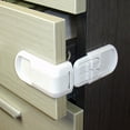 thumbnail image 1 of Ke1Clo Baby Proofing Lock under $5! 5-Piece Child Safety Lock for Cabinet Drawer Fand Door Easy Installation Pet Proof Prevents Accidents, 1 of 7