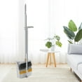 thumbnail image 1 of Ke1Clo Brooms and Dustpan Set under $5! Double-layer Scraper for Hair Non-stick, Foldable, 180-degree Rotatable (Gray), 1 of 7