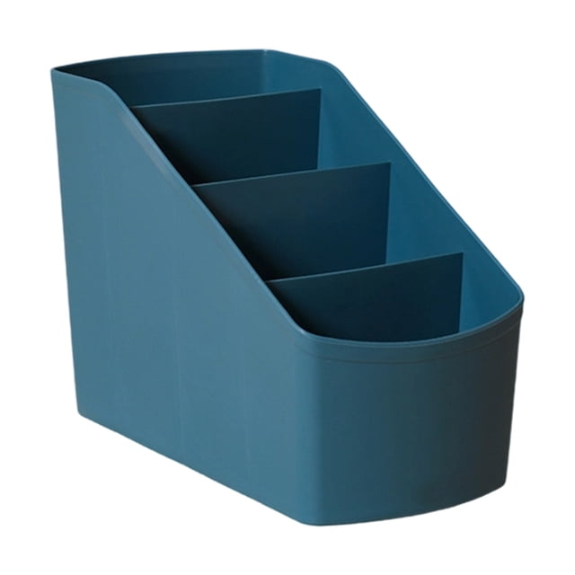 Ke1Clo Desk Organizer Caddy, Plastic Desk Organizers with 4 Compartment, Small Multifunctional Desktop Organizer for Home, Office