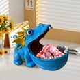thumbnail image 1 of Ke1Clo Dinosaur Candy Bowl under $5! Resin Storage Container for Home Decor Snack Holder Gift Idea Themed Ornament, 1 of 5