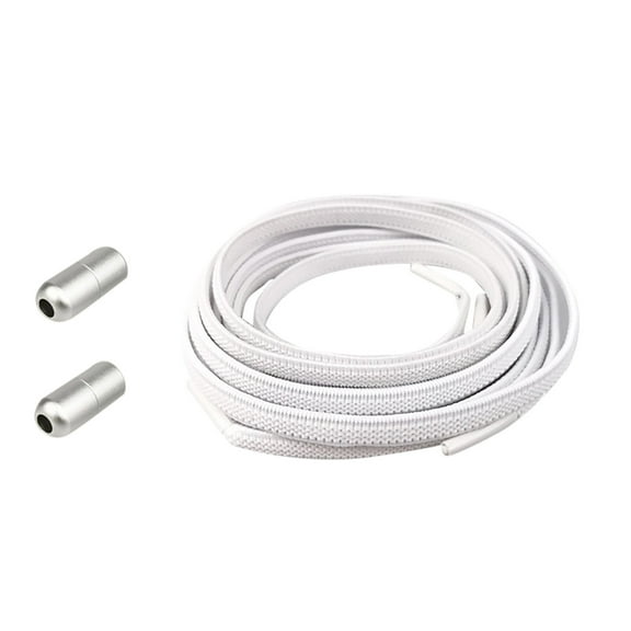 Ke1Clo Elastic Shoelaces Capsule under $5! No Tie Lacing System Metal Buckle Adjustable 100cm Length for Sports Shoes Casual Footwear Kids Adults Easy Wear Replacement Laces