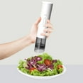 thumbnail image 1 of Ke1Clo Electric Pepper Grinder under $5! USB Rechargeable Adjustable Coarseness for Salt Spices Kitchen Tool White, 1 of 7