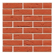Ke1Clo Embossed Brick Wall Sticker under $5! Peel and Stick Wall Decor Self-Adhesive 3D Texture Tile for Living Room Bedroom Kitchen Home Improvement Easy Installation Removable