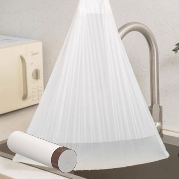 Ke1Clo Extra Thick Drawstring Trash Bags, 5-Gallon Kitchen Garbage Bags, Heavy Duty Leak-Proof Wastebasket Liners, Large Cleaning Bags for Home, Office, and Bathroom