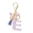 thumbnail image 1 of Ke1Clo Fashion Key Chain Pendant with Butterfly Tassel, 26-Letter Alphabet Keychain for Women Girls, Elegant Multi-Functional Keyring Gift, 1 of 5