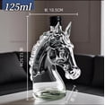 thumbnail image 1 of Ke1Clo Horse Head Whiskey Decanter under $5! Borosilicate Glass Spirit Bottle for Home Bar, Elegant Decorative Liquor Dispenser with Stopper, Dishwasher Safe Gift Set, 1 of 1
