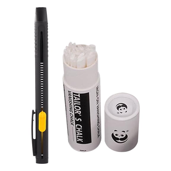 Ke1Clo Invisible Fabric Marking Pen, Heat Activated Disappearing Tailoring Chalk, Sewing Pattern Marker for Quilting Dressmaking Craft Projects