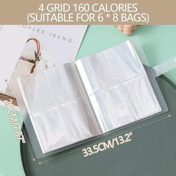 Ke1Clo Jewelry Storage Book under $5! Transparent Zip Envelopes for Earrings Rings, Portable Travel Organizer with Airtight Lock, Large Capacity Accessory Case for 240 Pieces