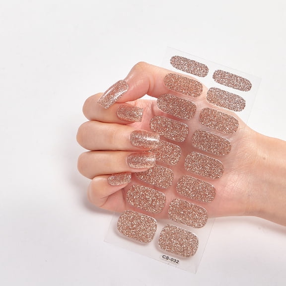 Ke1Clo Nail Stickers under $5! Nail Art Stickers Glossy Finish 16 Sheets Self-Adhesive Easy Application Fashionable Nail Stickers for Parties Events