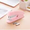 thumbnail image 1 of Ke1Clo Pink 12 Hole Staple Gun 5x2 inch Portable Binding Machine Office Student Stationery, 1 of 6