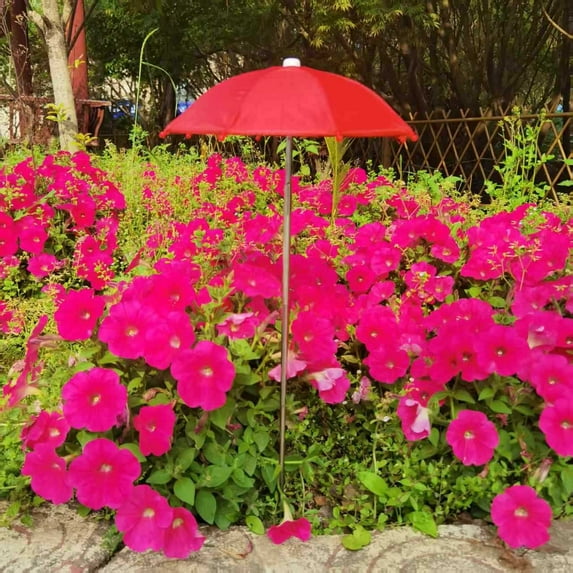 Ke1Clo Plant Umbrellas for Outdoor Plants, 11" Small Garden Umbrella Sun Shade for Garden Beds Potted Plants, Sun Shade Covers Plant Shade Cover Umbrellas for Plant Flower