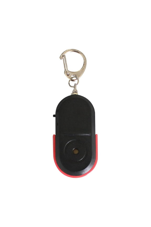 Portable Key Finder, Sound Control LED Torch Remote Lost Key Locator, Flash Beep Keychain for Keys Wallet Backpack, Red