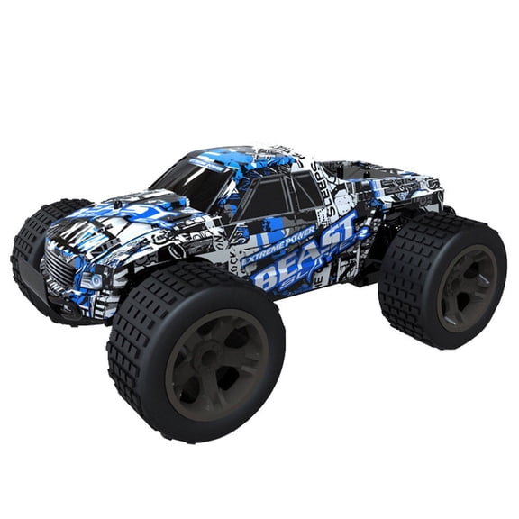 Ke1Clo Wireless Rechargeable RC Monster Truck, Offroad Remote Control Car, Shock-Resistant Toy Vehicle