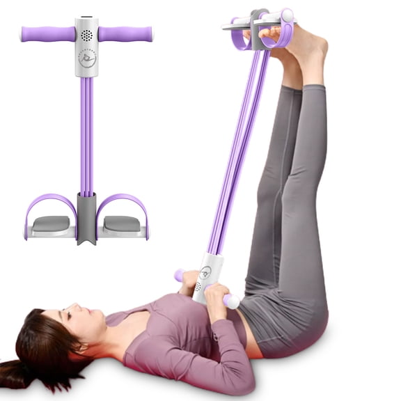 Ke1Clo Resistance Rope under $5! Pedal Puller Exercise Equipment Elastic Yoga Trainer Non-Slip Grip Home Gym Fitness For All Ages
