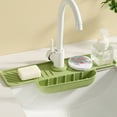 thumbnail image 1 of Ke1Clo Sink Mat under $5! Faucet Pad Non-Slip Surface Water Absorbent Built-In Pocket Easy Clean Design For Kitchen Bathroom Sink, 1 of 3