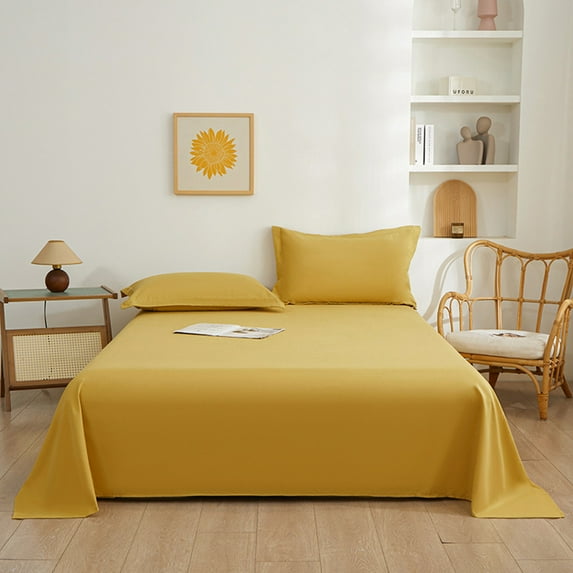 Ke1Clo Solid Color Bed Sheets Super Soft and Breathable Microfiber Sheet, 91x59 Inch