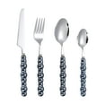 thumbnail image 1 of Ke1Clo Stainless Steel Tableware Set under $5! 4-Piece Spoon Fork Knife Set for Dessert Salad Steak Eating Kitchen Utensils Dishwasher Safe Rust Free, 1 of 2