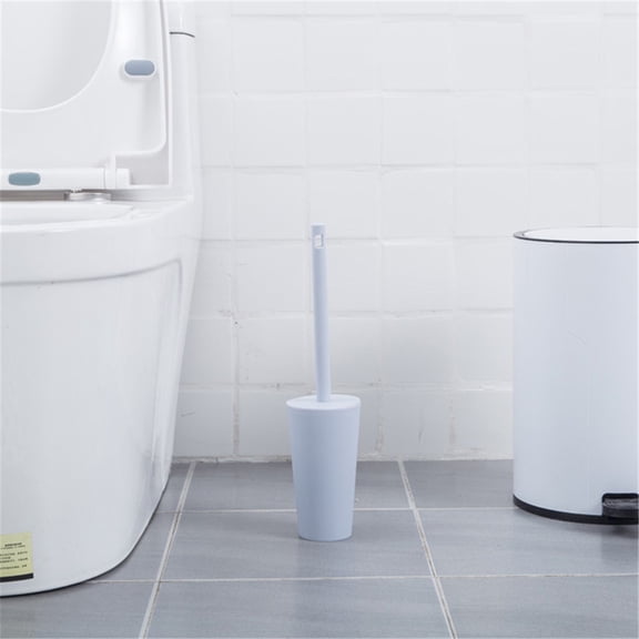 Ke1Clo Toilet Brush under $5! Bathroom Cleaning Tool Set Stand Holder Odor Resistant Hygienic Design Easy Storage for Home Restroom Maintenance