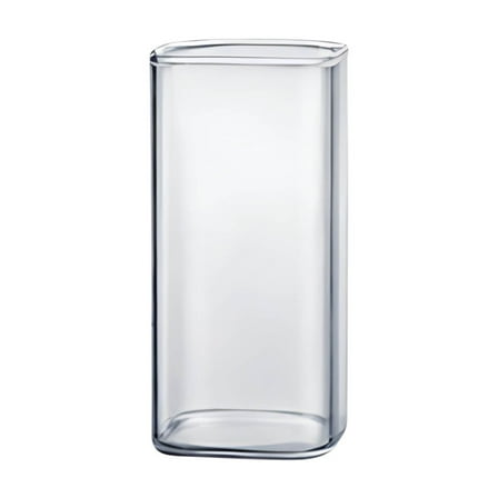 Ke1Clo Transparent Glass Cup under $5! Crystal Clear Water Milk Beverage Glass for Home Office, Wide Mouth Easy Drinkware, Dishwasher Safe Reusable Tumbler