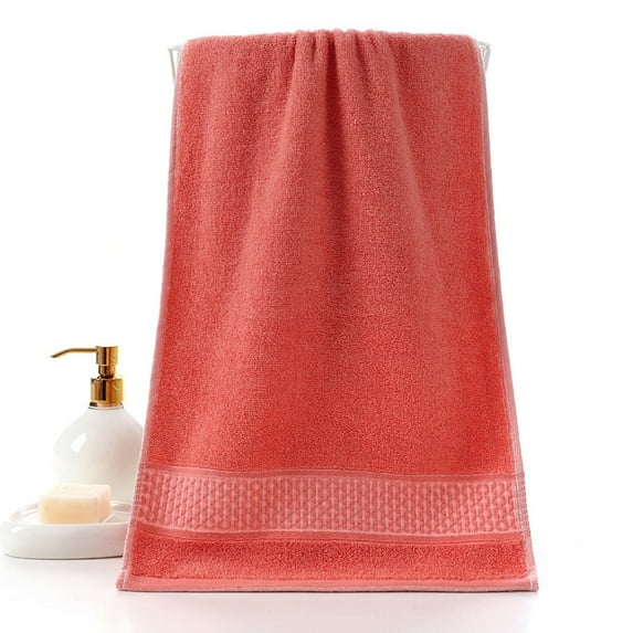 Ke1Clo Ultra Soft Hand Towels for Bathroom, Red, 30 X 14", Lightweight and Highly Absorbent Cotton Bathroom Hand Towels for Travel, Hotel, Spa