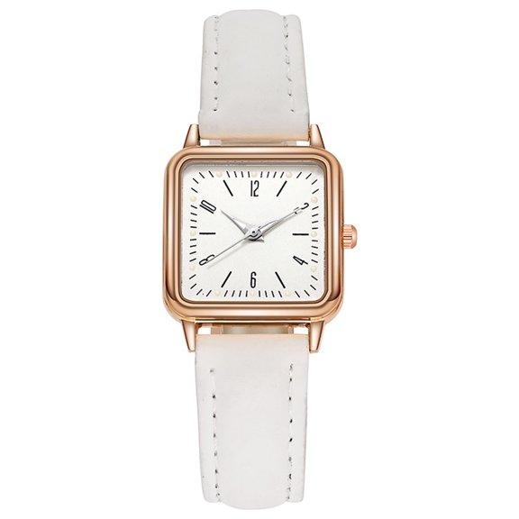 Ke1Clo White Luminous Women's Watch, Elegant Quartz Timepiece for Casual and Special Occasions