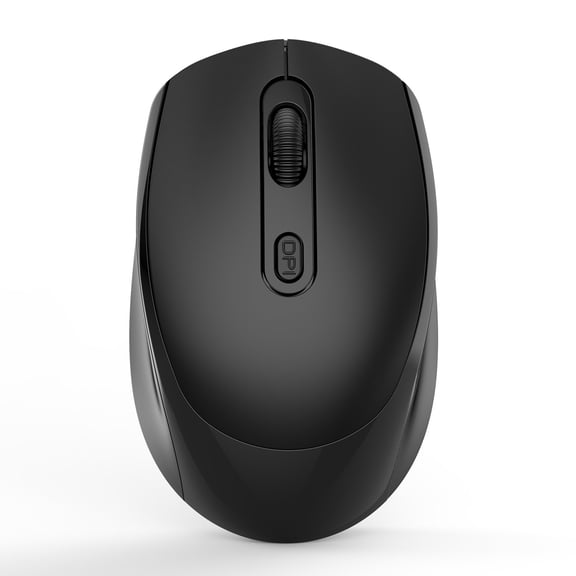 Ke1Clo Wireless Optical Gaming Mouse, 2.4GHz Bluetooth 5.1 1600DPI Silent Ergonomic Computer Mouse with Battery Operated, Fluid Motion for Office Work Gaming