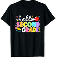 thumbnail image 1 of KeHetSoft 2nd Grade Teacher Apple Pencil Welcome Cotton Unisex T-Shirt, 1 of 7
