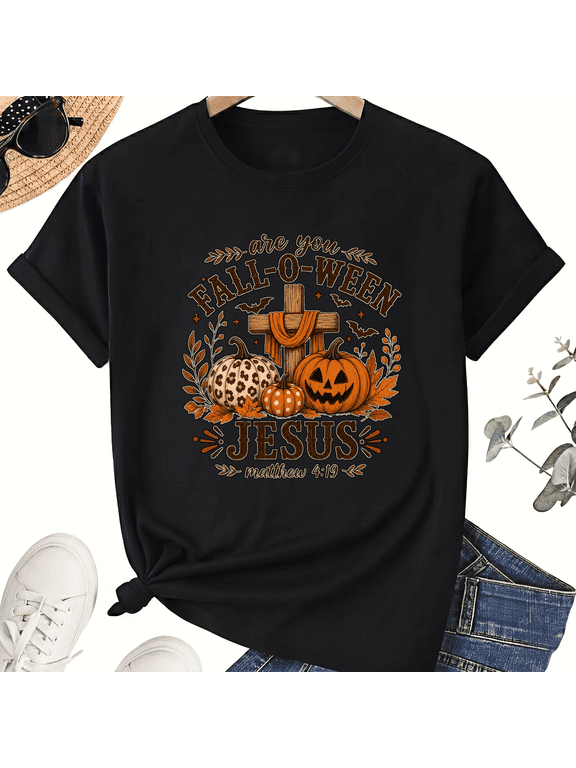 Christian Halloween Christ The True Jesus Cotton Unisex Graphic T-Shirt