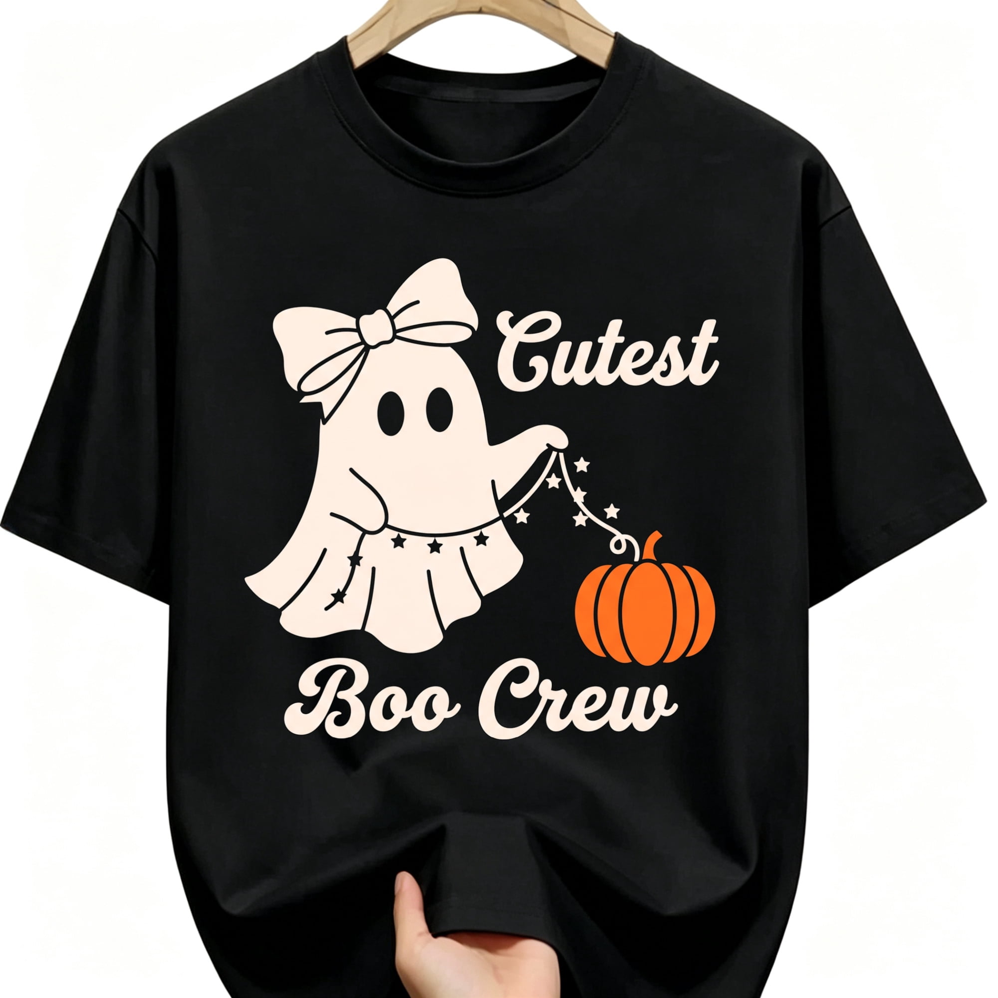 KeHetSoft Cutest Big Bow Ghost Pulling Pumpkin Star String Halloween ...