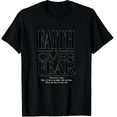 thumbnail image 1 of KeHetSoft Unisex Outline Scripture Faith Over Fear Cotton Graphic T-Shirt, 1 of 7